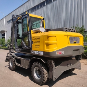 100型輪式抓木機  