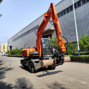 100型輪式抓木機